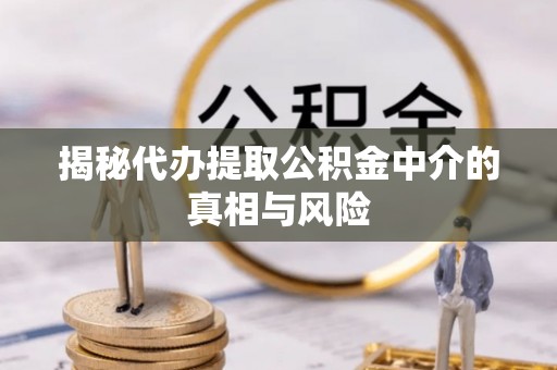 富里揭秘代办提取公积金中介的真相与风险