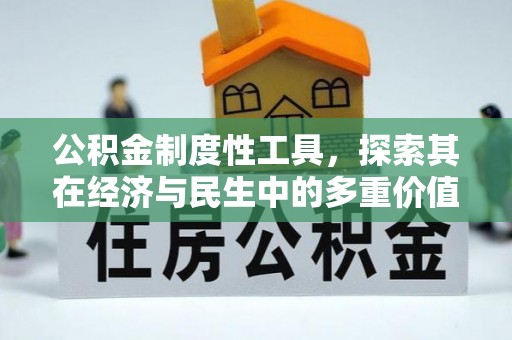 富里公积金制度性工具，探索其在经济与民生中的多重价值